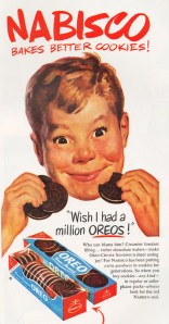 baby Boomer eating Oreos