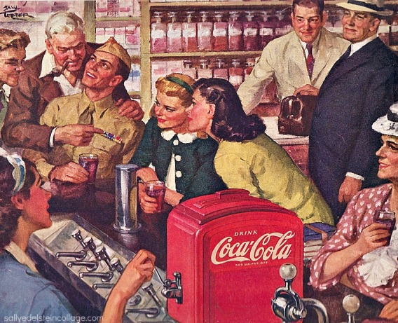 soda Fountain Coke ad 1940s