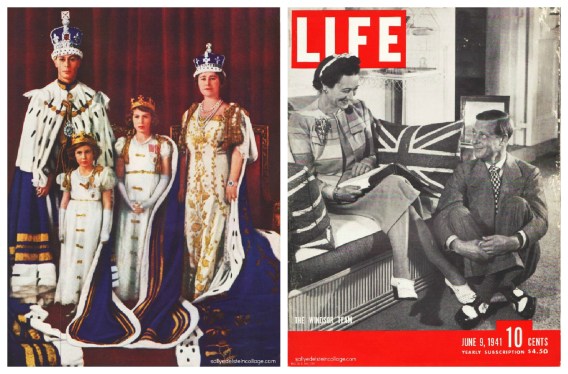 Photos King George VI, Princess Elizabeth, Queen Elizabeth and Princess Margaret The Duke and Duchess of Windsor