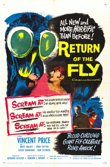 vintage fly poster Return of the Fly 