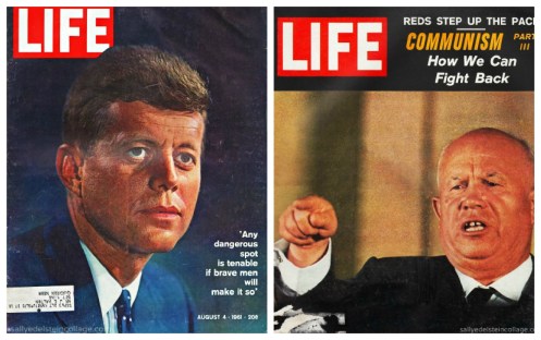 Vintage Life Magazines 1961 John Kennedy and Nikita Khrushchev vintage Life magazine Covers JFK and Krushchev