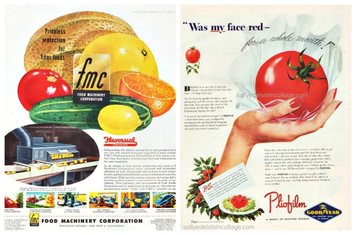 vintage ads art &advertising fruits and vegetable pictures