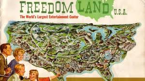 vintage Amusement Park illustration Freedomland 1960s
