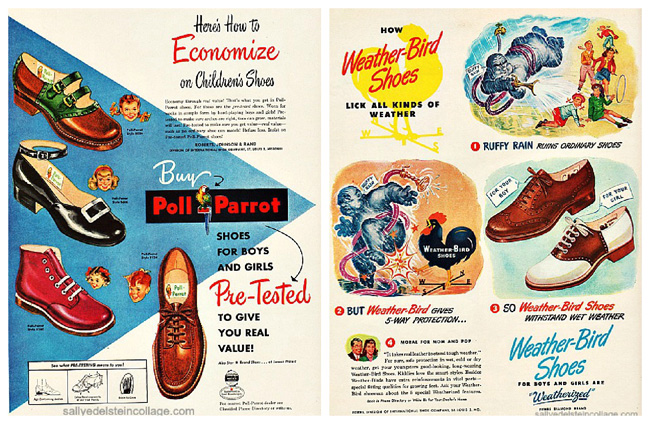 Vintage Ad Kids shoes 1950s Vintage Ad Kids Shoes 1950s