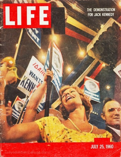 Vintage cover Life magazine 1960 Democratic Convention