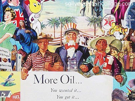 art collage appropriated vintage images