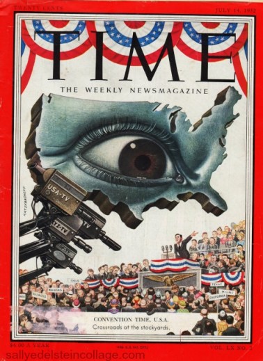 cover of vintage magazine political convention 1952
