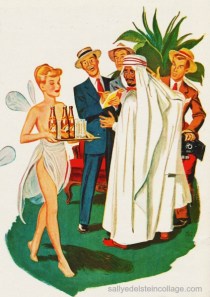 vintage illustration not pc Muslim