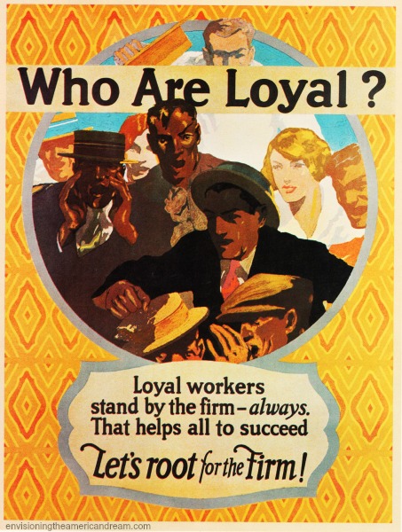 Vintage business poster Mather Poster Company 1920s