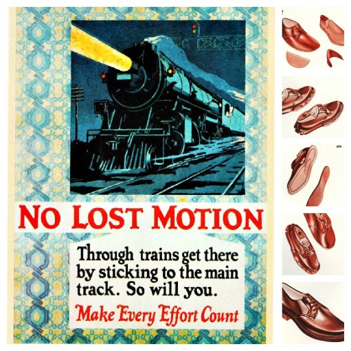 vintage business poster illustration vintage shoes