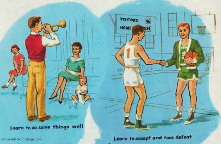 Vintage School Book illustration 1960