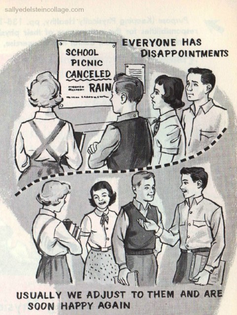 Vintage Childrens Health School Book 1960 Vintage childrens schoolbook illustration