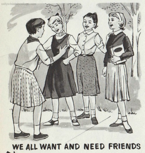 Vintage School Book illustration 1960