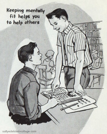 Vintage Illustration Childrens Health Schoolbook 1960 Vintage Illustration Childrens Health Schoolbook 1960