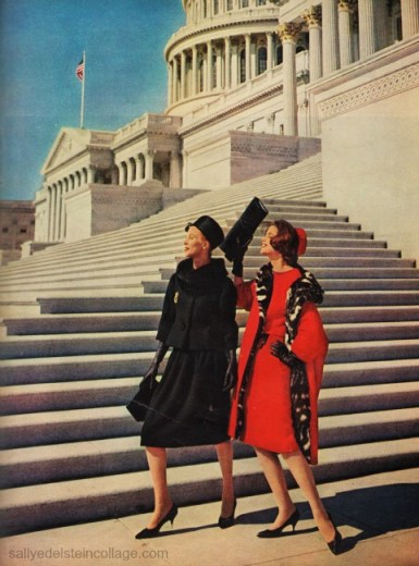 Vintage Womens Fashion Photograph 1960 Ladies Home Journal vintage womens fashion photo 1960 Capital Washington DC