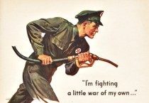 Vintage Ad WWII Texaco 1945 serviceman gas station