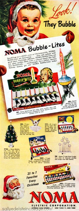 vintage ad bubble lights xmas lights 