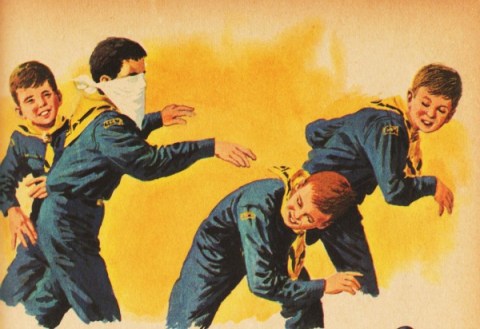 Vintage Illustration  Cub Scouts 1959