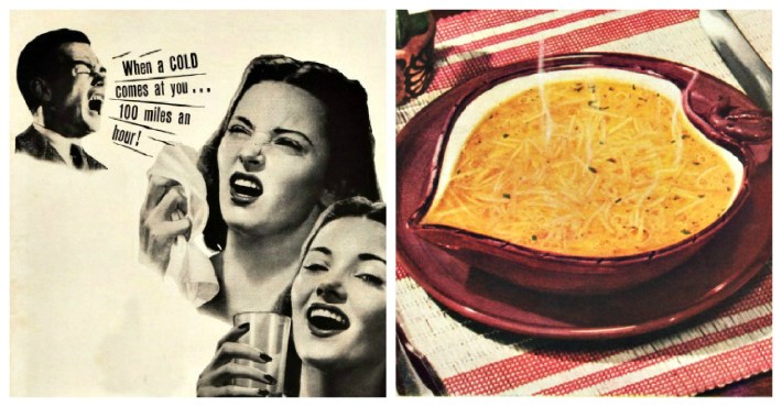 health cold chicken soup advertising