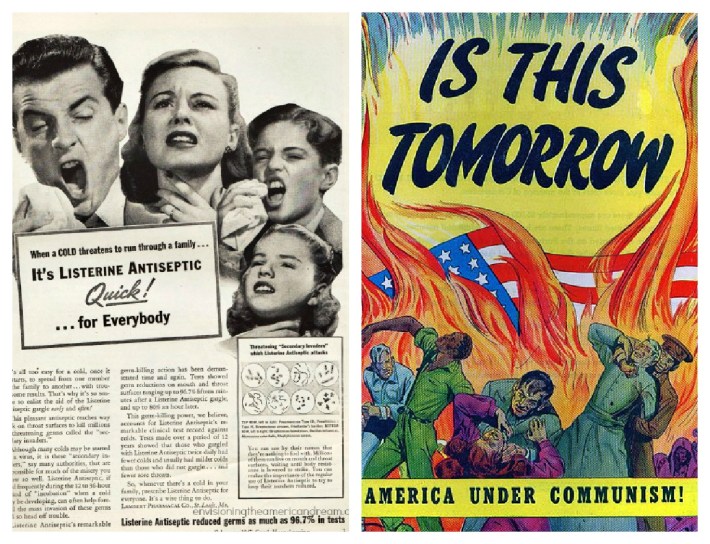 Vintage ad Listerine, Cold war propaganda