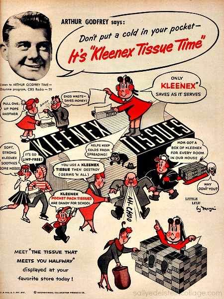 Kleenex tissue ad Little Lulu