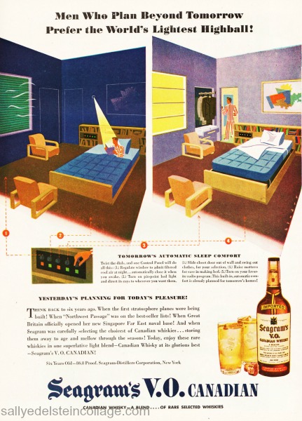 postwar promises seagrams ad art & advertising future technology