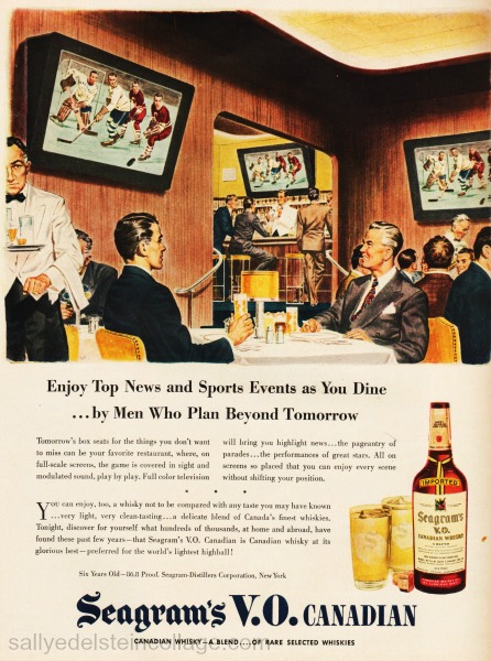 Vintage ad future technology TV 1946