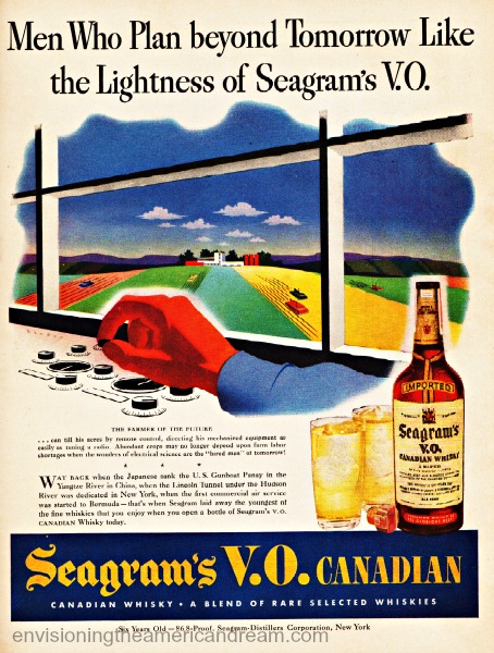 Vintage Ad 1943 illustration future farmer