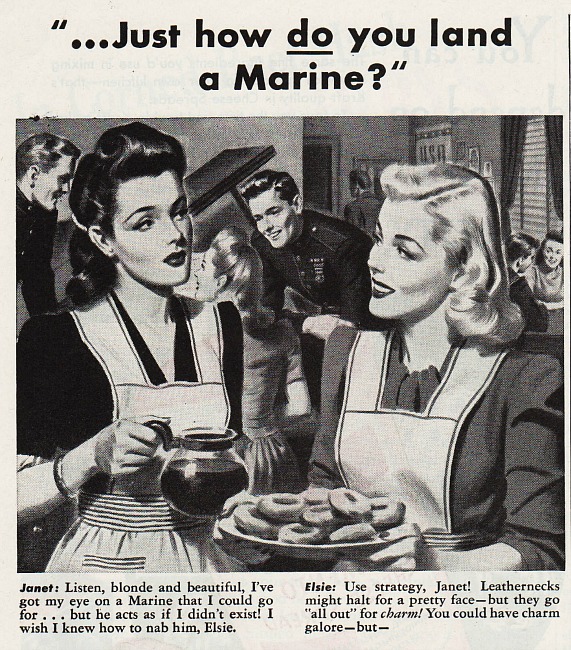 Vintage Ad Mumm Deodorant 1944 vintage illustration women WWII 44 Mum ad