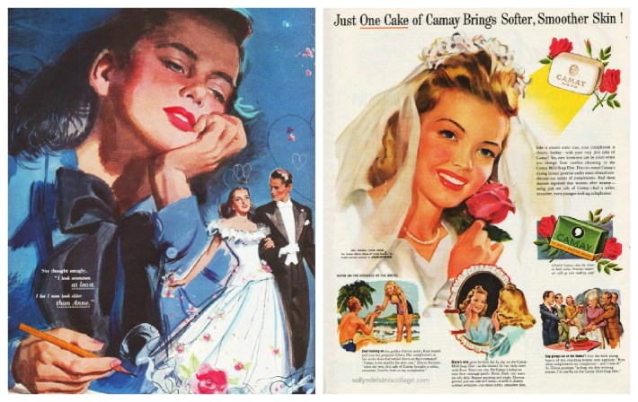 Vintage Romance Illustration and Soap Ad 1940s romance soap Camay Illustration Alex Ross