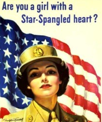 Vintage WAC Enlistment poster WWII