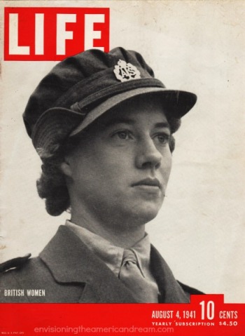 WWII Women British soldier 