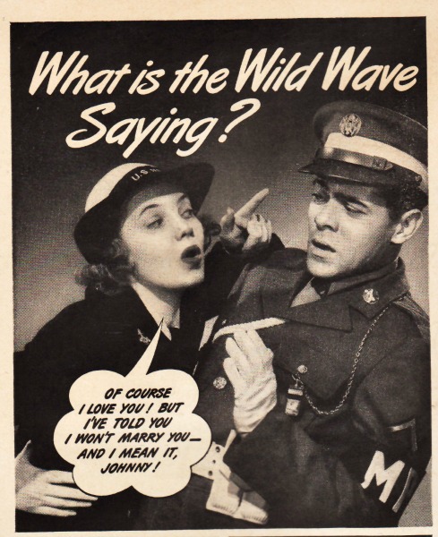 WWII Women waves advertising