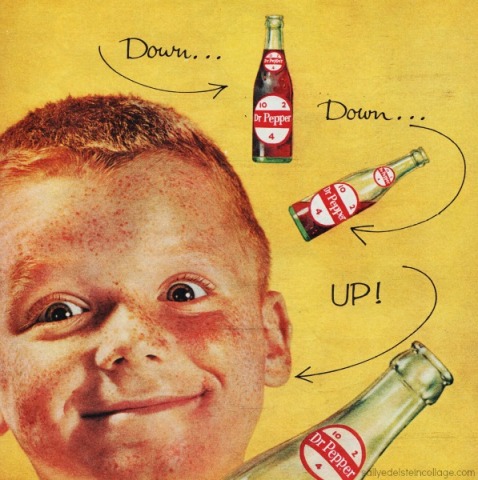 soda ad dr pepper boy 1960s