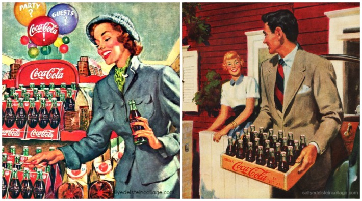 Coke ad shopping 1949