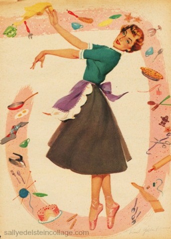 1950s Housewife 1950s illustration 