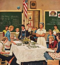 vintage illustration Steven Dohanos home economics