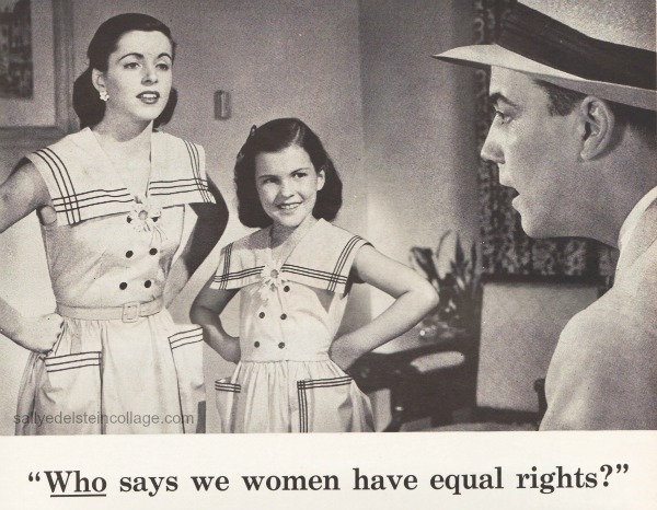 sexist ad family 1950s