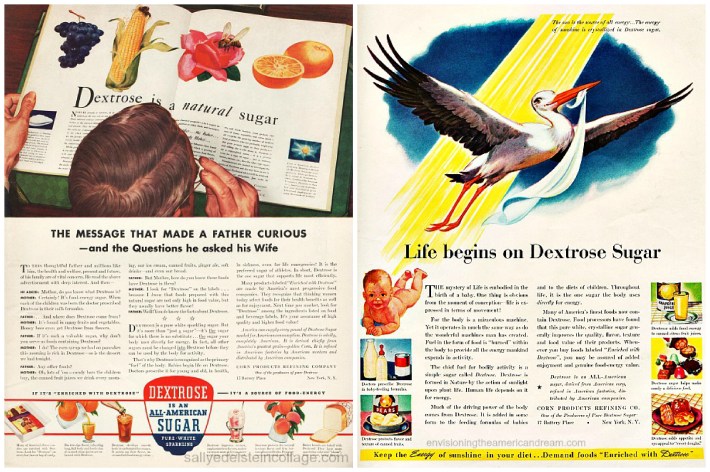sugar dextrose ads 1940s