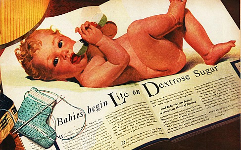 sugar  baby ad illustration 1940s