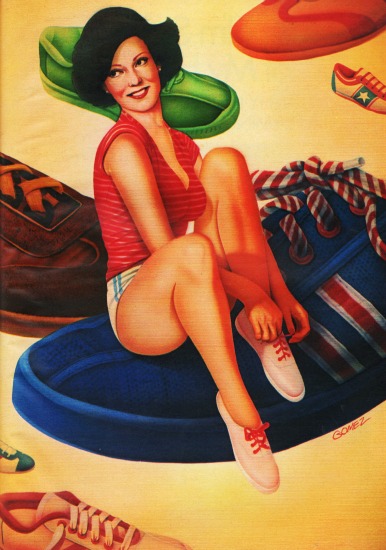 Vintage illustration Cosmo 1977