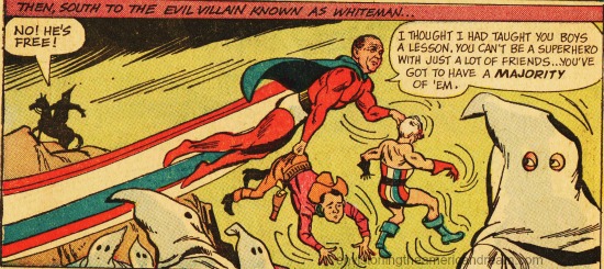 comic book LBJ Civil rights