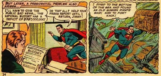 vintage comic superman 