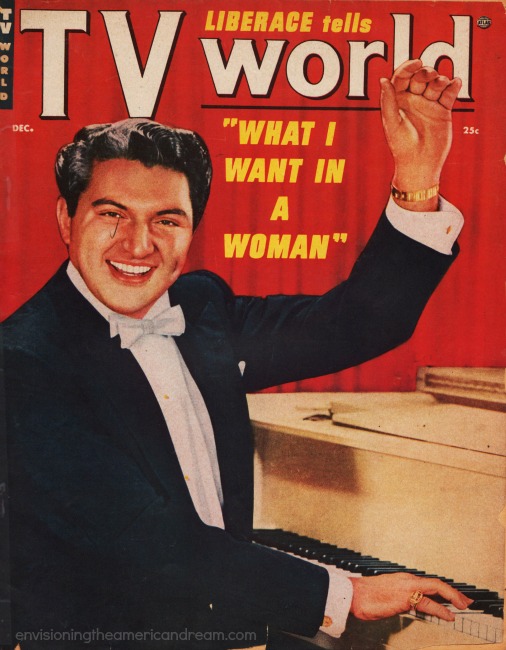 Liberace 1954 magazine cover