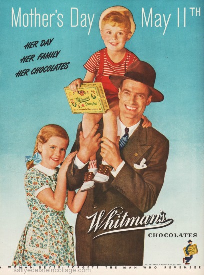 vintage ad mothers day whitmans 47 family photo 
