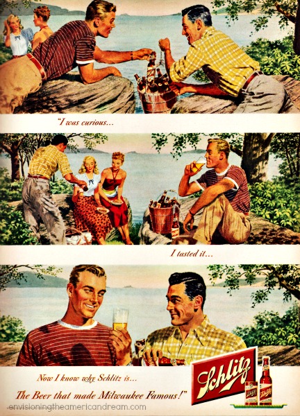 illustration I was curious beer ad