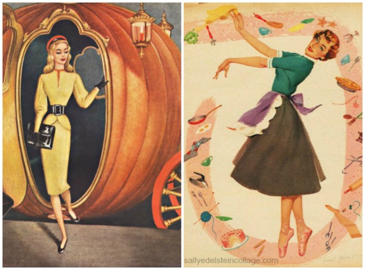 Housewife cinderella illustration