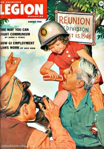 vintage illustration july 4th picnic