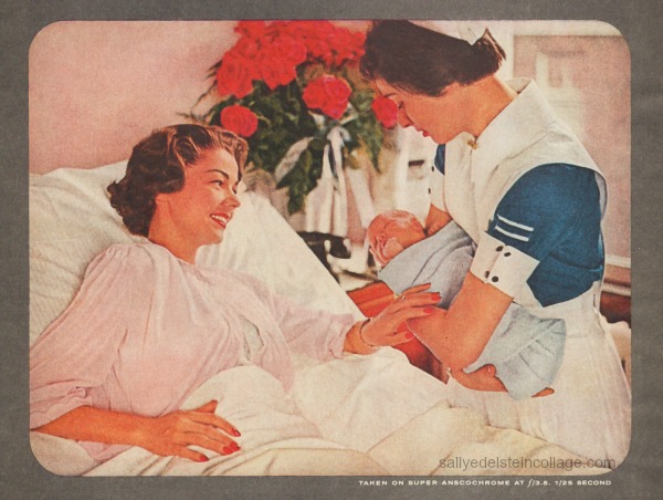 Meet and Greet Baby babies hospital nurse 1950s