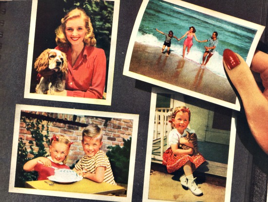 snapshots, camera photos vintage ad